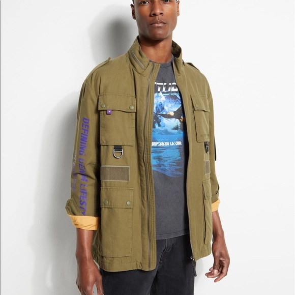 New GUESS Mens Jacket SZ L - Picture 1 of 2